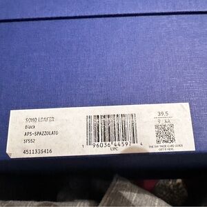 Stuart Weitzman SOHO LOAFER Spazzolato/Black Size 9 Narrow or 39.5 Euro size.